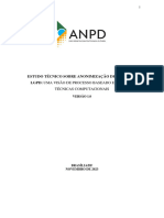 Estudo Tecnico Sobre Anonimizacao de Dados Na LGPD Uma Visao de Processo Baseado em Risco e Tecnicas Computacionais