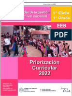 1° Grado Priorización Curricular 2022si