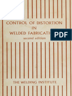 Control of Distortion in Welded Fabrications 2nd Edition TWI 1968