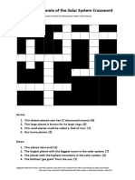 Vincent's Planets of The Solar System Crossword