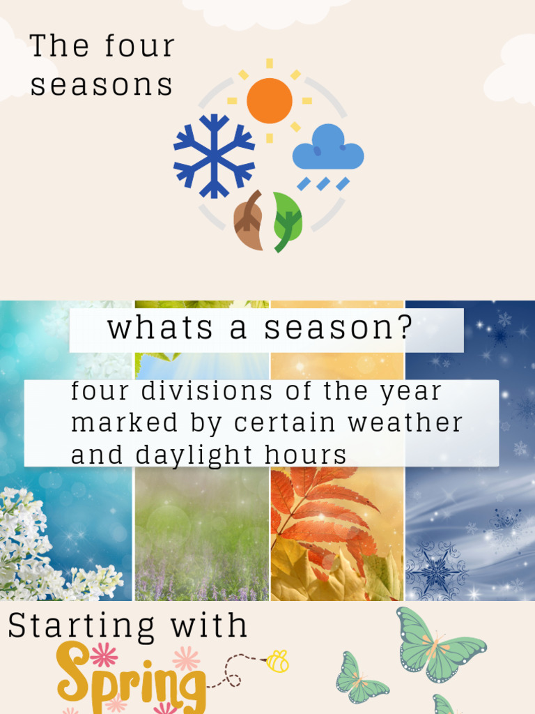 Seasonsoftheyearslideshow 1 | PDF