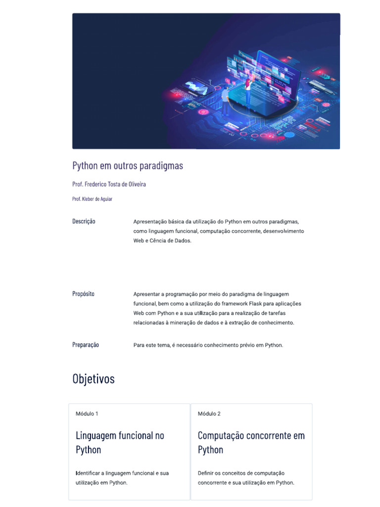 Python em Outros Paradigmas | PDF