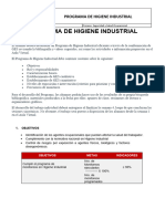 Programa de Higiene Industrial - Trabjo 4. Fernando Ferrer