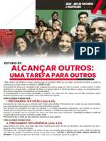 ALCANÇAR OUTROS- UMA TAREFA PARA OUTROS