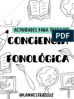 Conciencia Fonológica Ejercicios