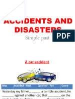 ACCIDENTS AND DISASTERS - Simple Past Verbs - ICFES TYPE