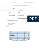 Informe de Perfil Evaluación Grupal Autoconcepto