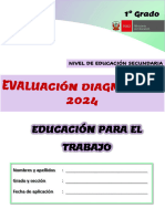 Evaluación Diagnóstica 1° Grado 2024