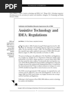AssistiveTech and IDEA Regs