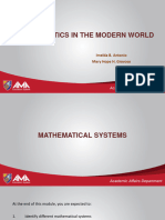 Module 015 Mathematical Systems