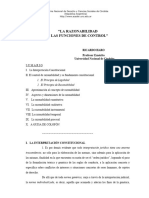 "La Razonabilidad Y Las Funciones de Control": Ricardo Haro Universidad Nacional de Córdoba