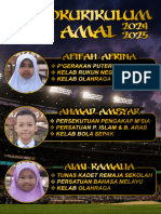 Poster Kokurikulum Murid 4 Amal 2024 2025 SKPTJ Gold Untuk Print A4