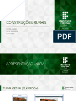 Aula 01 - Construções Rurais