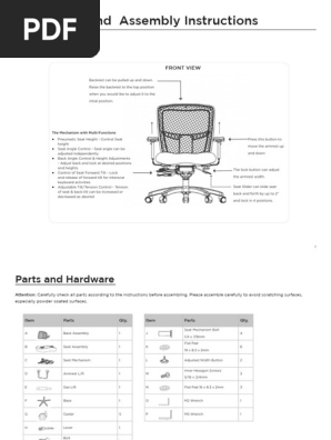 Friant Midzone Assembly Guide | PDF | Screw | Equipment