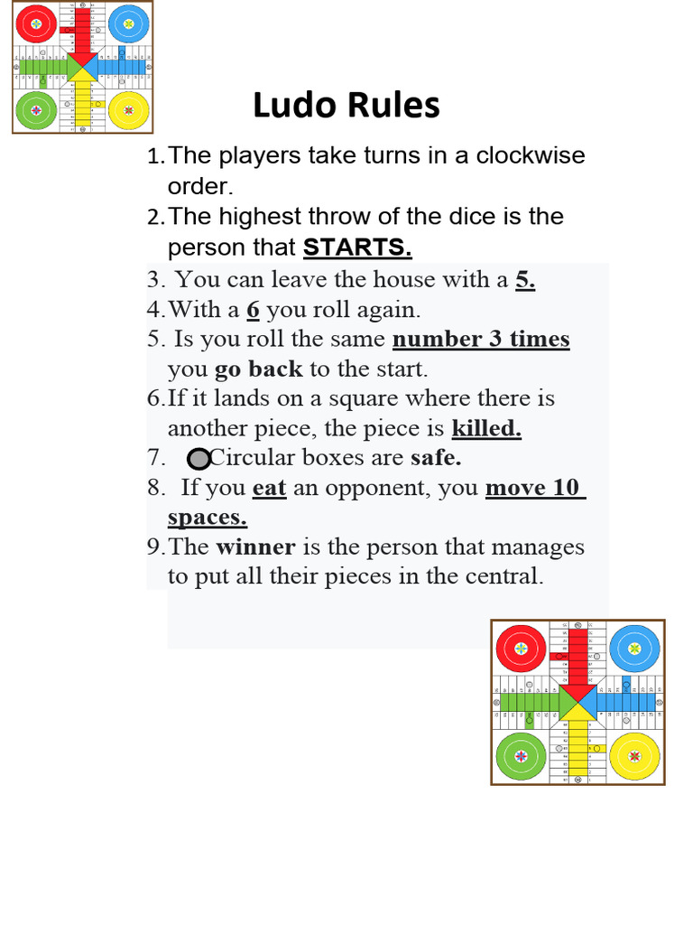 PARCHIS RULES | PDF