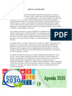 Qué Es La Agenda 2030