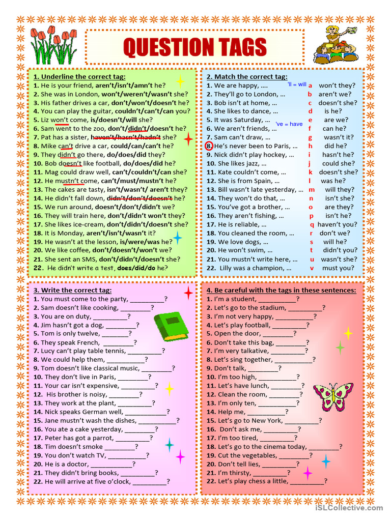 Question Tags | PDF