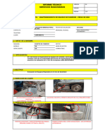 Informe Tecnico #07 - Mantenimiento de Equipos de Comedor - Pepas de Oro