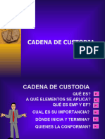 Cadena de Custodia