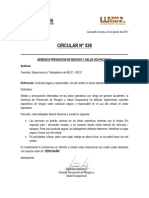 Circular GPRSO N°539 Uso Celular en Áreas Operativas