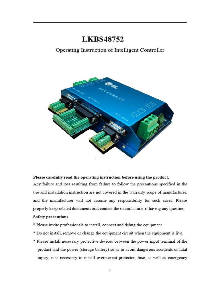 Intelligent Dual-Motor Controller Guide | PDF | Power Supply | Electric ...
