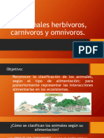 13 Al 16 de Oct. Animales Herviboros, Carnivoros y Omnívoros (CLASE 2)