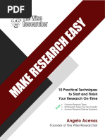 Make Research Easy 10 Practical Tips To Start and Finish Your Research On Time 3 Bonuses MxBzoBkDKGT30QeV