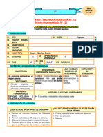 Sesión de Aprendizaje #12 - 3º,4°,5° - Quechua