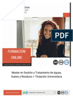 Master Gestion Tratamiento Aguas Suelos Residuos