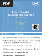 First Trimester Bleeding and Abortion