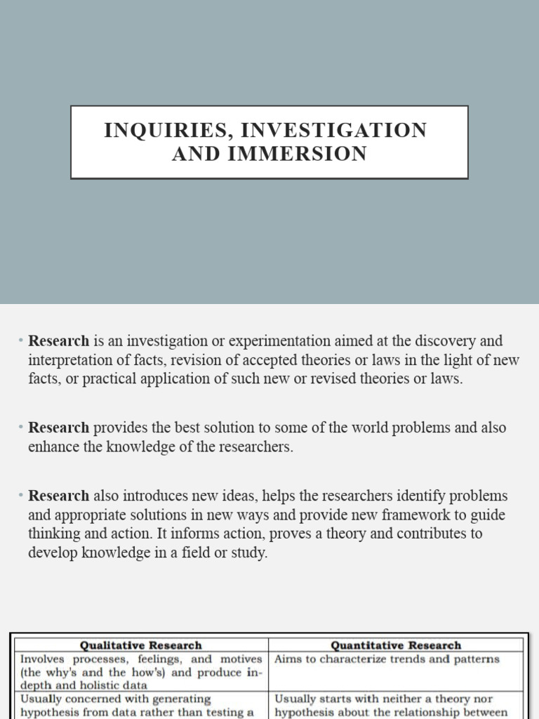 3 Is | PDF | Knowledge | Theory