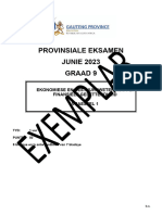 GR 9 ECO P1 (Afrikaans) June 2023 Question Paper