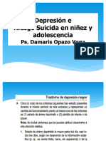Depresión y Riesgo Suicida en NNA