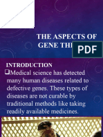 Lesson 11 The Aspects of Gene Therapy