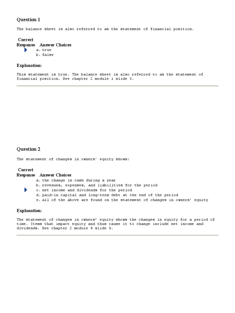 Quiz 1 PDF Retained Earnings Revenue