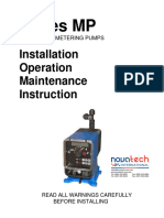 Pulsafeeder Pulsatron Installation and Operating Manual (MP)