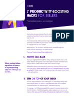 7 Productivity Boosting Hacks For Sellers