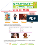 Ejemplos Del Hiato para Tercer Grado de Primaria