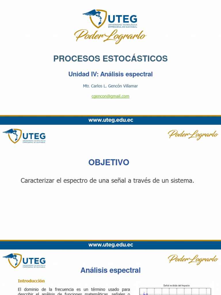 Análisis de Densidad Espectral de Potencia | PDF | Densidad espectral ...