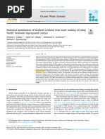 Statistical Optimization of Biodiesel Synthesis From Waste Cooking Oil Using NaOH - Bentonite Impregnated Catalyst