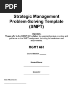 Strategic Management Problem-Solving Template (SMPT)