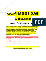 1a Questoes Comentadas GCM Mogi Das Cruzes