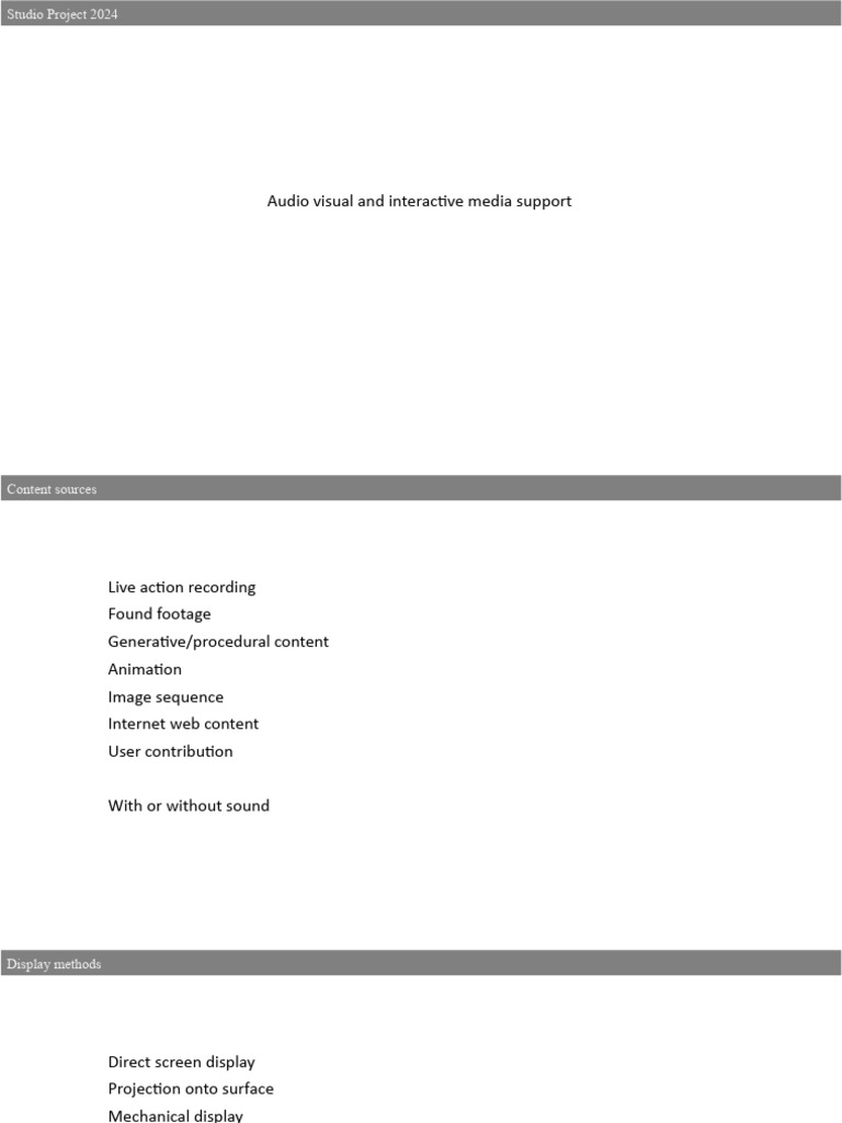 Audio Visual Media Support | PDF | Liquid Crystal Display | Computer ...