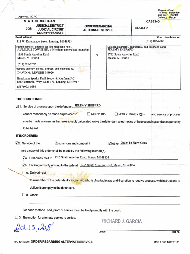 Township Complaint | PDF