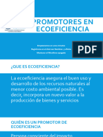 Promotores en Ecoeficiencia