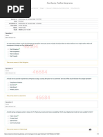 Cloud Security - PostQuiz - Attempt Review