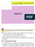 Representing Knowledge Using Rules: Unit-IV