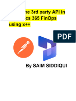 Consume 3rd Party API in D365 Finops Using X 1685853820
