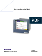 Paperless Recorder Model VR-18 Manual