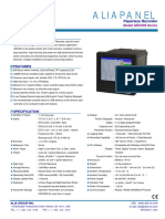 Broucher of ALIAPANEL - Model ARC900V